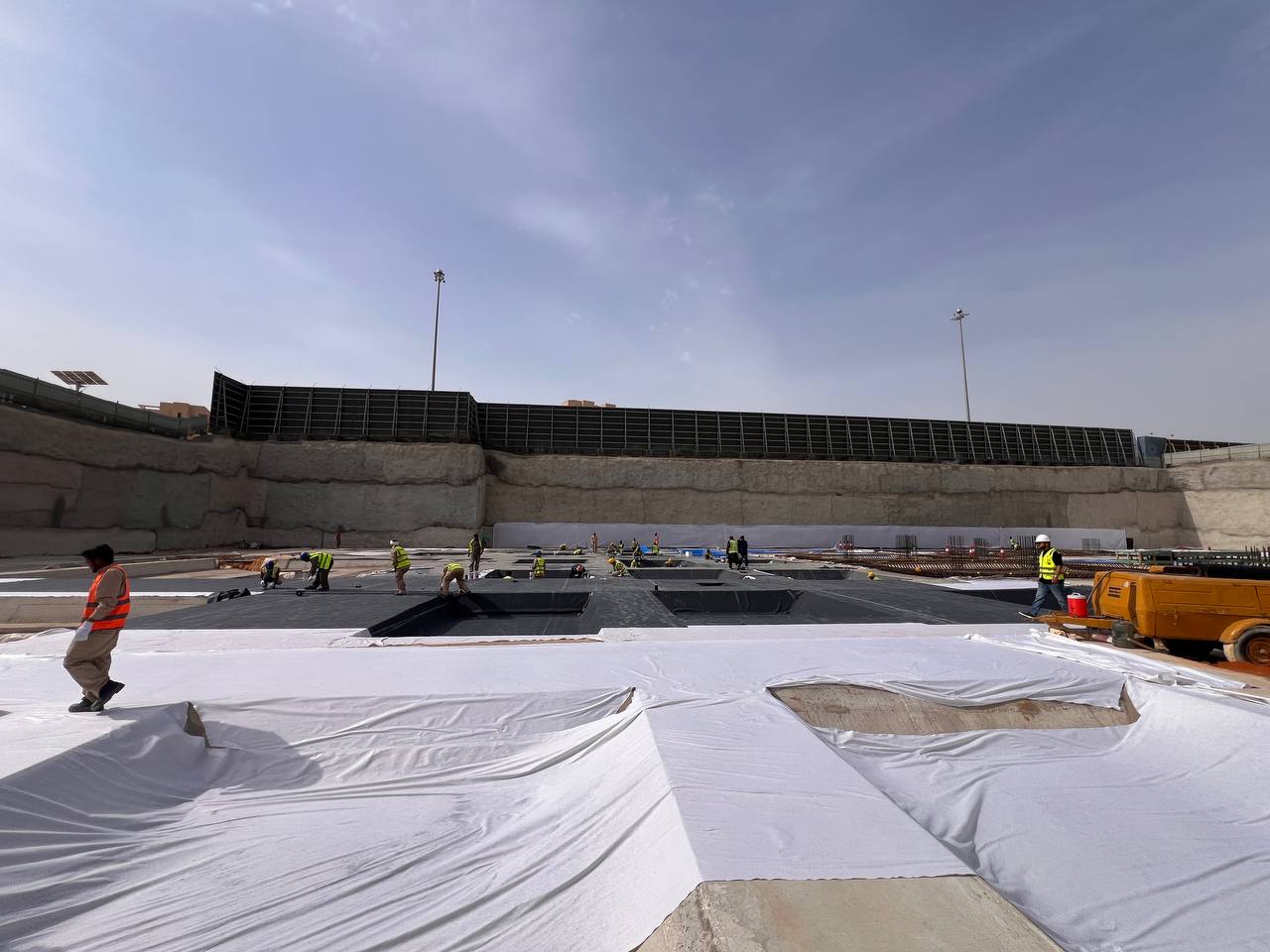 Substructure – EPDM Waterproofing Membrane