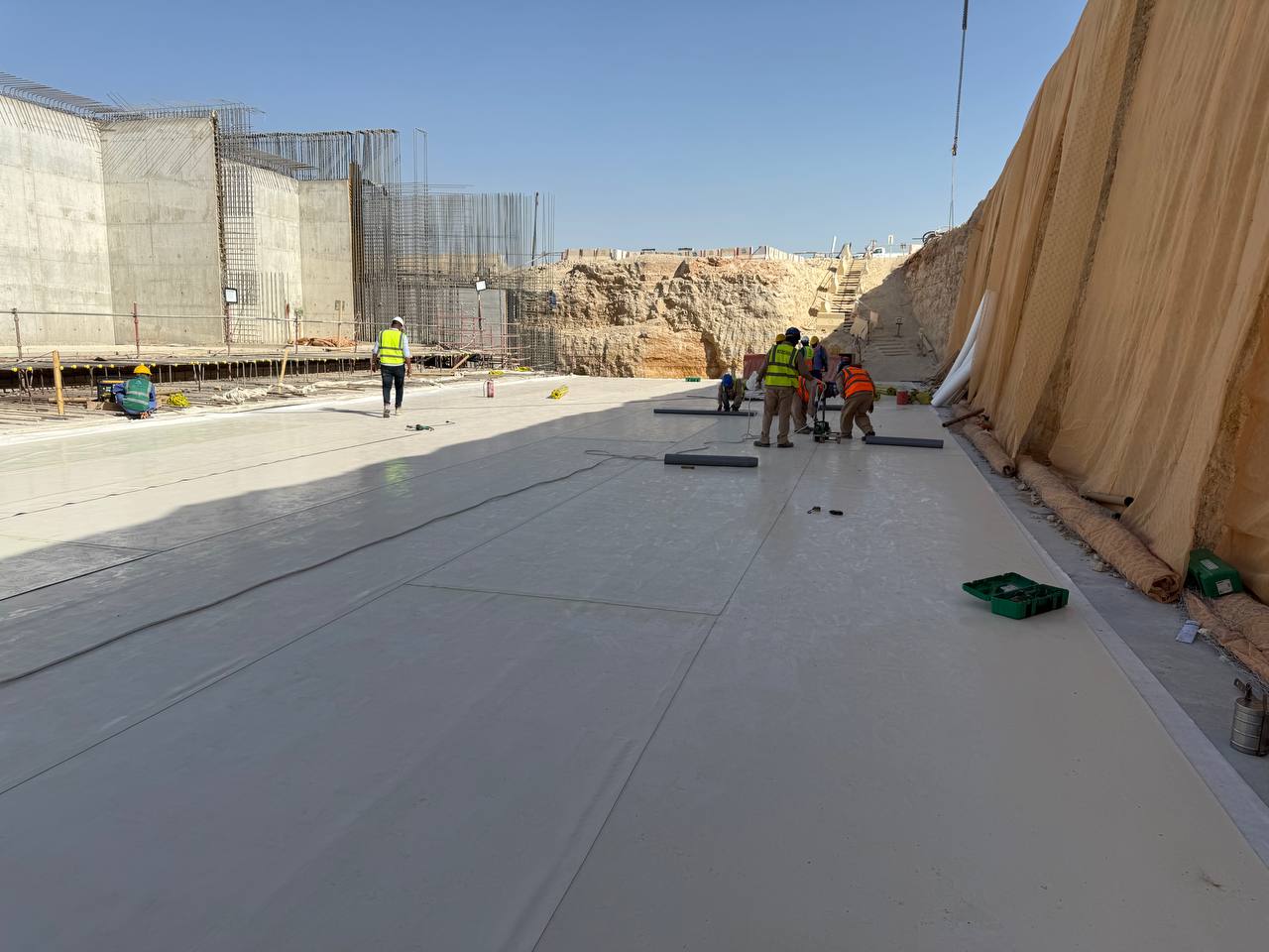 Substructure – PVC Waterproofing Membrane