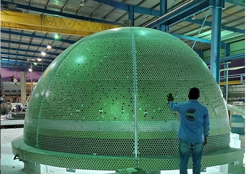 GRP Dome Construction